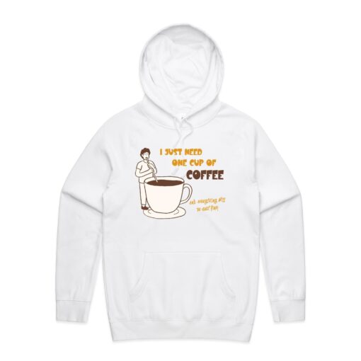 I Just Need One Cup Of Coffee - Mens Hoodie - Image 2