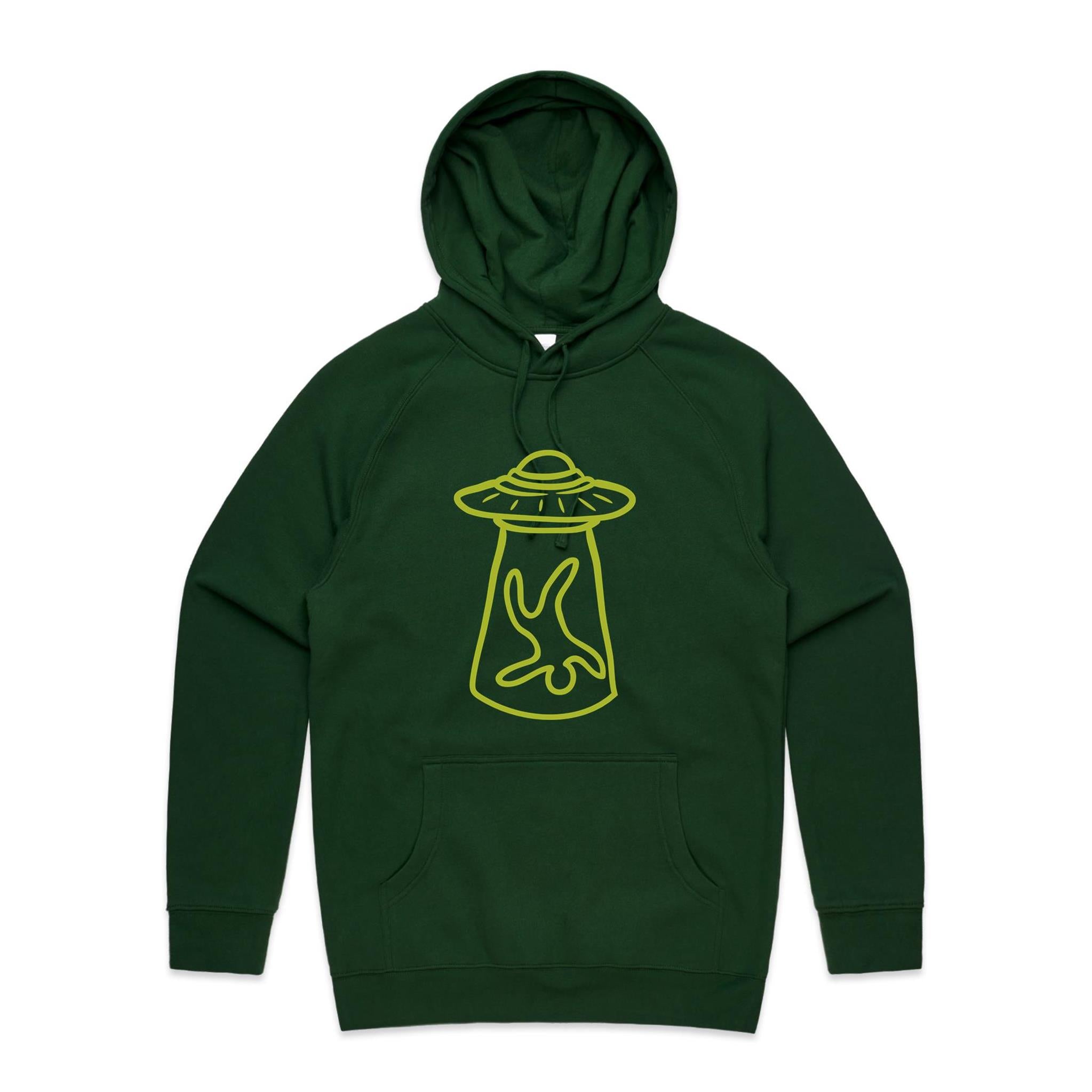 Alien Abduction, UFO - Mens Hoodie - Image 9