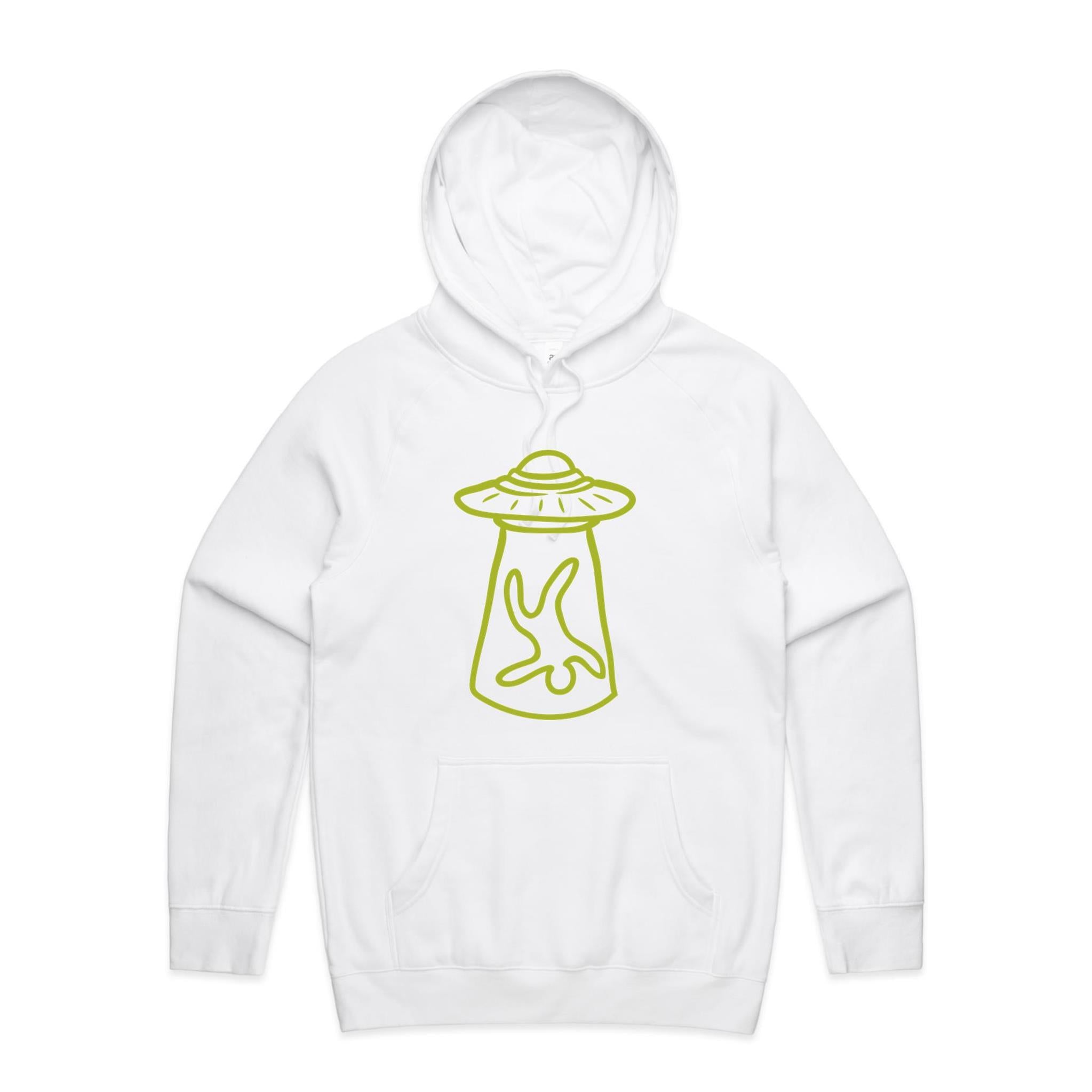 Alien Abduction, UFO - Mens Hoodie - Image 2