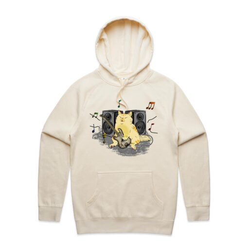 Cat Bass Player - Mens Hoodie - Image 10