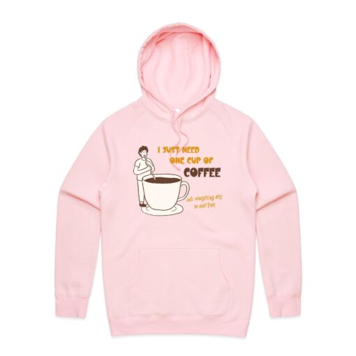I Just Need One Cup Of Coffee - Mens Hoodie - Image 5