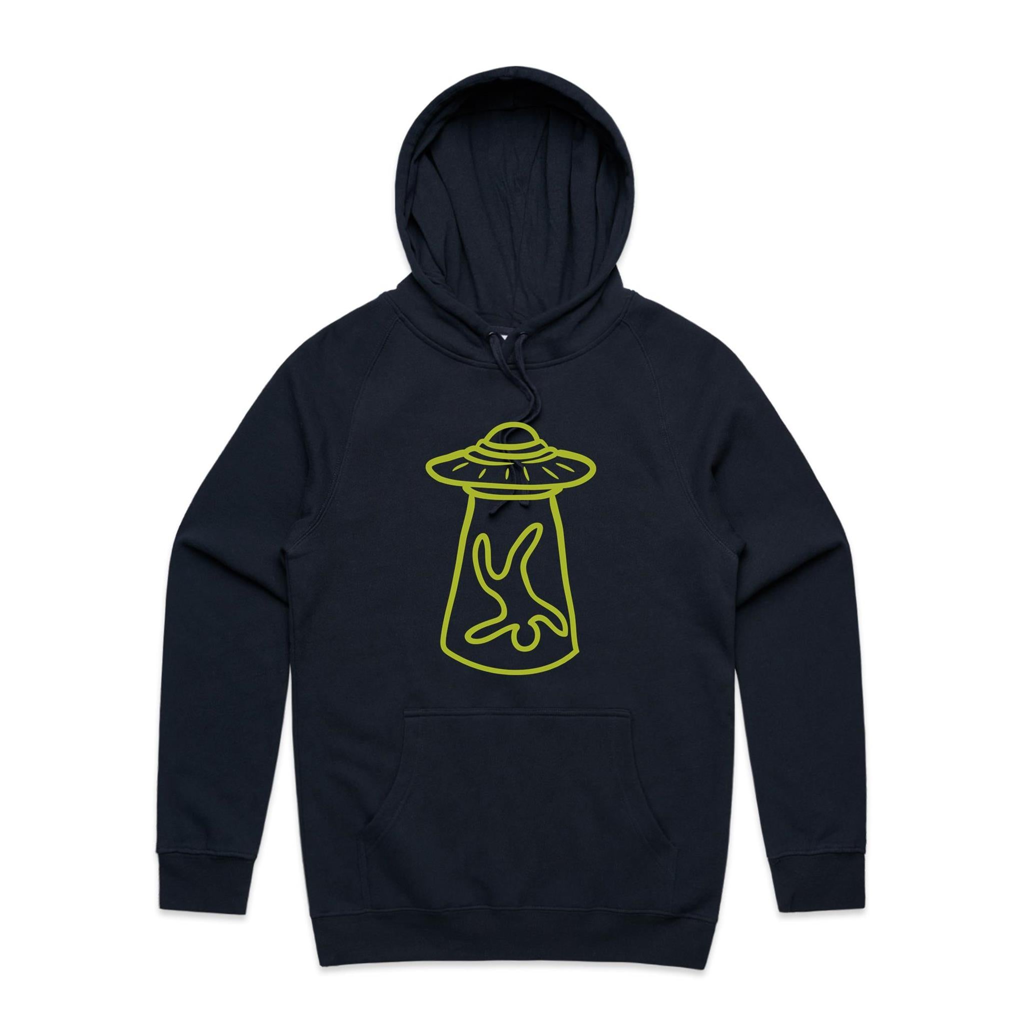 Alien Abduction, UFO - Mens Hoodie - Image 4